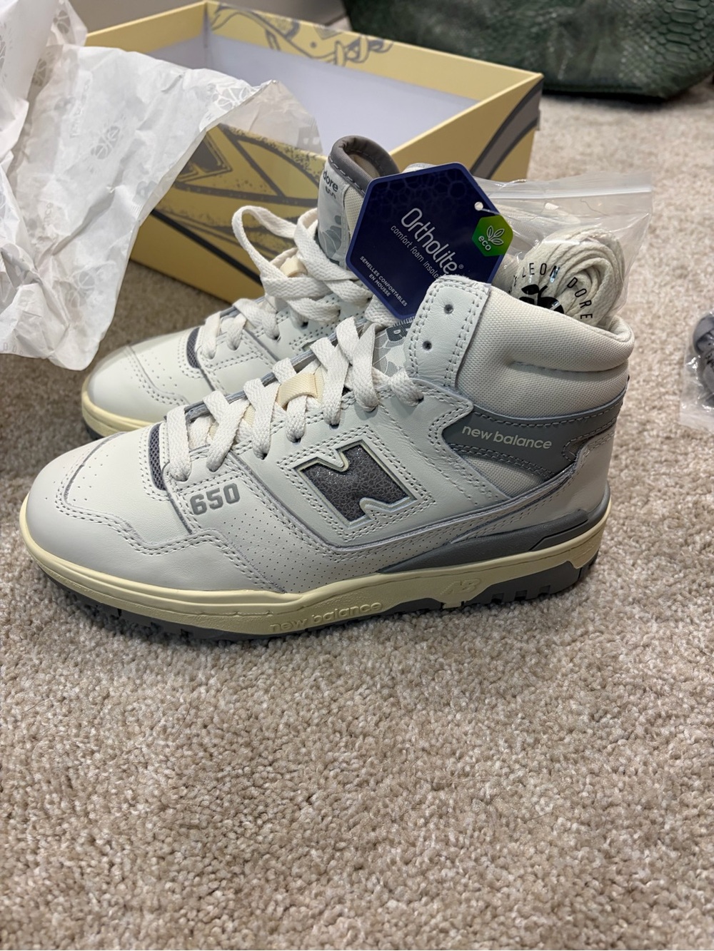 New Balance Aime leon dore hightop sneaker NWT